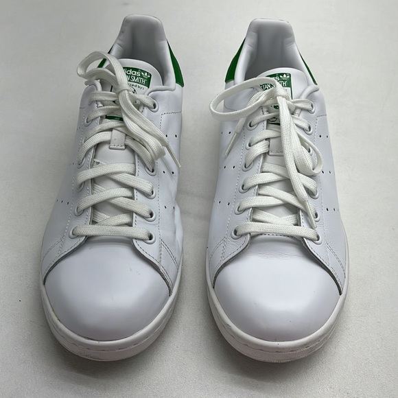 Adidas Stan Smith White Green Sneakers Men’s size 11 - Picture 2 of 9